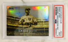 Derek Jeter [Gold Minted Refractor] #SCC-2 Baseball Cards 2019 Stadium Club Chrome Prices