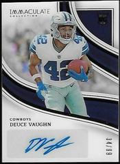 Deuce Vaughn #1 Football Cards 2023 Panini Immaculate Rookie Autograph Prices