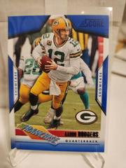 Aaron Rodgers [Showcase] #12 Football Cards 2023 Panini Score The Franchise Prices