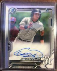 Antonio Gomez Baseball Cards 2021 Bowman Chrome Prospect Autographs Prices