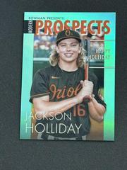 Jackson Holliday [Aqua] #MP-4 Baseball Cards 2023 Bowman Modern Prospects Prices