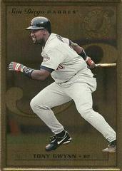 Tony Gwynn [Gold] #48 Baseball Cards 1996 Leaf Steel Prices