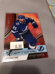 Brayden Point Hockey Cards 2021 Upper Deck Synergy Exceptional Phenoms Prices