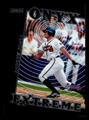 Andruw Jones #OE10 Baseball Cards 2000 Stadium Club Onyx Extreme Prices