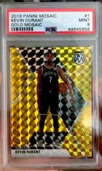Kevin Durant [Gold Mosaic] Basketball Cards 2019 Panini Mosaic Prices