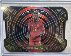 Nico Williams [Red Pulsar] Soccer Cards 2022 Panini Obsidian Equinox Prices