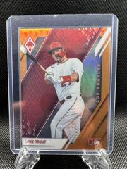 Mike Trout [Neon Orange] #20 Baseball Cards 2022 Panini Chronicles Phoenix Prices