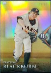 Clayton Blackburn [Green Refractor] Baseball Cards 2014 Bowman Platinum Chrome Prospects Prices