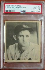 Charles Gehringer #50 Baseball Cards 1939 Play Ball Prices