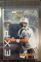 Dan Marino [Reflections Gold] Football Cards 1999 Playoff Prestige Exp Prices