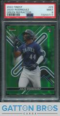 Julio Rodriguez [Green] #23 Baseball Cards 2022 Topps Finest Prices