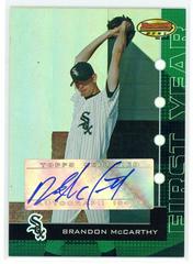 Brandon McCarthy [Autograph Green] #124 Baseball Cards 2005 Bowman's Best Prices