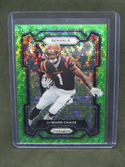 Ja'Marr Chase [Neon Green] #56 Football Cards 2023 Panini Prizm No Huddle Prices