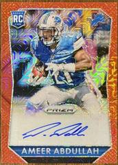 Ameer Abdullah [Mojo Red Prizm] #RS-AA Football Cards 2015 Panini Prizm Rookie Signatures Prices