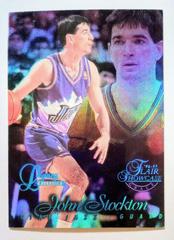 John Stockton [Legacy Collection Row 1] #12 Basketball Cards 1996 Flair Showcase Legacy Collection Prices