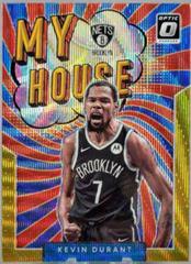 Kevin Durant [Gold Wave] #5 Basketball Cards 2021 Panini Donruss Optic My House Prices