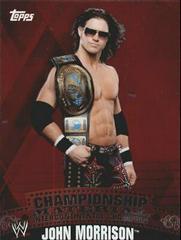 John Morrison #C2 Wrestling Cards 2010 Topps WWE Championship Material Prices