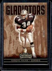 Herschel Walker [Gold] #GLD-HWA Football Cards 2022 Panini Contenders Gladiators Prices