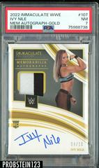 Ivy Nile [Memorabilia Autograph Gold] Wrestling Cards 2022 Panini Immaculate WWE Prices