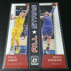 Nikola Jokic, Nikola Vucevic #3 Basketball Cards 2021 Panini Donruss Optic All Stars Prices