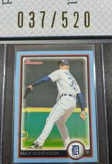 Max Scherzer [Blue] Baseball Cards 2010 Bowman Prices
