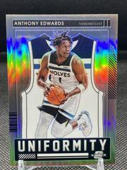 Anthony Edwards #18 Basketball Cards 2021 Panini Contenders Optic Uniformity Prices