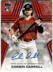 Corbin Carroll [Red] Baseball Cards 2023 Topps Series 2 Stars Autographs Prices