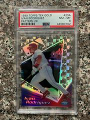 Ivan Rodriguez Baseball Cards 1999 Topps Tek Gold Prices