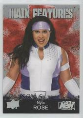 Nyla Rose [Silver] Wrestling Cards 2021 Upper Deck AEW Main Features Prices