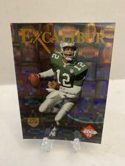 Randall Cunningham [Gold Shield Gold Prism] #18 Football Cards 1995 Collector's Edge Excalibur 22K Prices