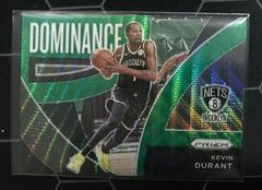 Kevin Durant [Green Wave Prizm] #4 Basketball Cards 2021 Panini Prizm Dominance Prices