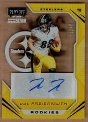 Pat Freiermuth [Autograph Purple] Football Cards 2021 Panini Chronicles Playoff Momentum Rookies Prices