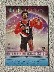 Scoot Henderson [Turquoise] #24 Basketball Cards 2023 Panini Origins Taking the Leap Prices
