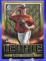 Gunnar Henderson [Orange] #BI-19 Baseball Cards 2023 Bowman Chrome Iconic Prices