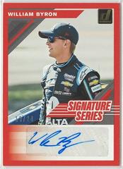 William Byron [Gold] #SS-WB Racing Cards 2020 Panini Donruss Nascar Signature Series Prices