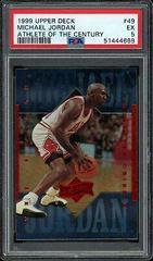 Michael Jordan #49 Basketball Cards 1999 Upper Deck MJ Athlete of the Century Prices