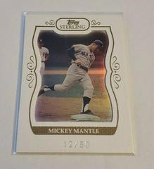 Mickey Mantle [Framed White] #1 Baseball Cards 2008 Topps Sterling Prices