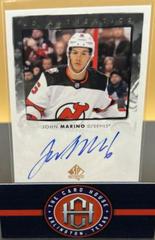 John Marino Hockey Cards 2022 SP Authentic UD Autographs Prices