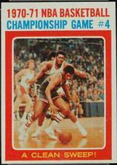 NBA Playoffs Game 4: A Clean Sweep #136 Basketball Cards 1971 Topps Prices