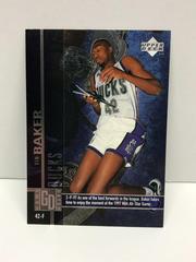Vin Baker [Game Dated] Basketball Cards 1997 Upper Deck Prices