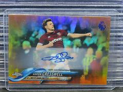 Aaron Cresswell [Autograph Orange Refractor] #47 Soccer Cards 2018 Topps Chrome Premier League Prices