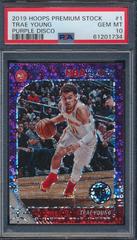 Trae Young [Purple] #1 Basketball Cards 2019 Panini Hoops Prices
