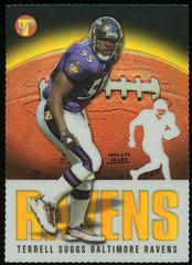 Terrell Suggs [Gold Refractor] #144 Football Cards 2003 Topps Pristine Prices