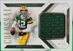 Aaron Rodgers Football Cards 2018 National Treasures Colossal Materials Prices