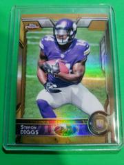 Stefon Diggs [Gold Refractor] #148 Football Cards 2015 Topps Chrome Prices