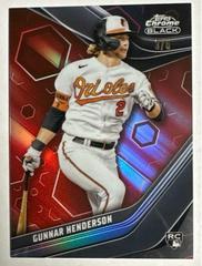 Gunnar Henderson [Red] #44 Baseball Cards 2023 Topps Chrome Black Prices