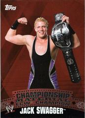 Jack Swagger [Intercontinental Puzzle Back] Wrestling Cards 2010 Topps WWE Championship Material Prices