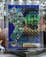 Jaylen Waddle [Blue] #M-16 Football Cards 2023 Panini Mosaic Montage Prices