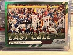 Dustin Hopkins [Spectrum Green] #LC-11 Football Cards 2022 Panini Absolute Last Call Prices