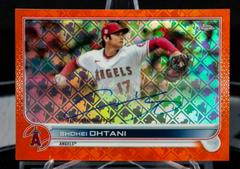 Shohei Ohtani [Orange] #CA-SO Baseball Cards 2022 Topps Chrome Logofractor Autographs Prices